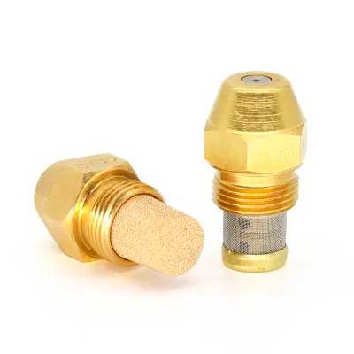 Форсунка из латуни с углом распыла 45° – промышленная насадка для горелок и топлива